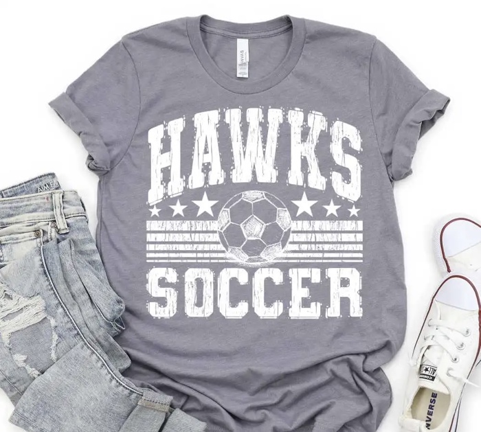 Custom Mascot Soccer Tee – 30+ Mascots, 50+ Colors & Custom Ink