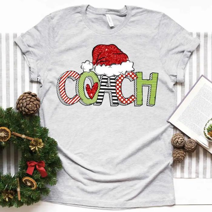 Christmas Teacher Tee – Teacher, Librarian, Coach, Office Staff & More