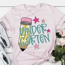 Personalized Grade Level Pre K - 5th Grade  Teacher Shirt • Bella Canvas Graphic Tee