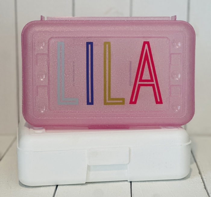 Personalized Pencil Box for Kids • Custom School Supply Case • Back to School Gift