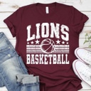  Vintage Mascot Basketball Tee for Men