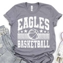  Vintage Mascot Basketball Tee for Men