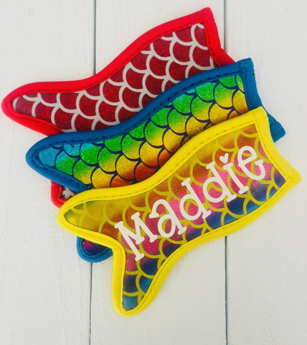 Sparkle Mermaid Popsicle Sleeves – Personalized Popsicle Pals Collection
