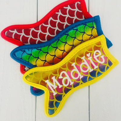 Sparkle Mermaid Popsicle Sleeves – Personalized Popsicle Pals Collection