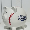 Personalized Baseball Piggy Bank 