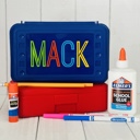  Personalized Pencil Box for Kids • Custom School Supply Case • Back to School Gift