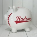  Personalized Baseball Piggy Bank 