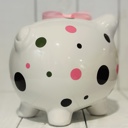  Personalized Piggy Bank for Girls • Birthday or Baby Shower Gift
