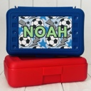  Personalized Soccer Pencil Box for Kids •  Custom Name School Supply Case • Back to School Storage Box