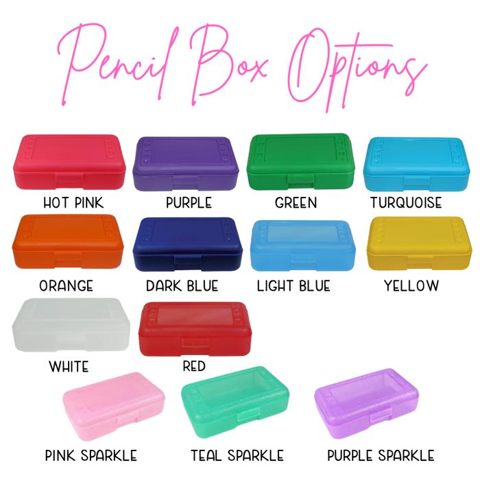 Personalized Pencil Box Dinosaur Theme • Back to School Supplies