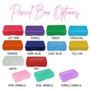  Personalized Pencil Box Dinosaur Theme • Back to School Supplies