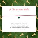 Christmas Wish Green Star - BEST SELLER Christmas Wish Bracelets - 18 Styles - STOCKING STUFFERS
