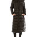 3X Black Women's Maxi Length Puffer Parka Coat