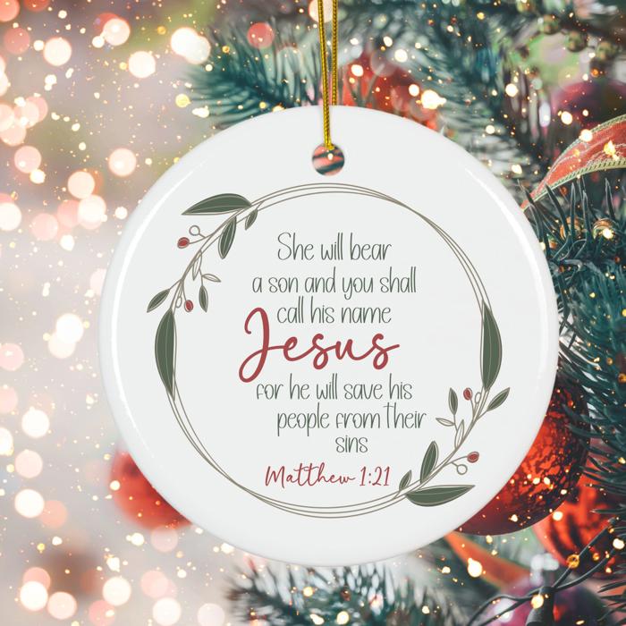 Personalized Girl Elf Child's Initial and Name Christmas Ornament | Gift Box Included