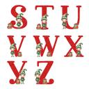  Personalized Boy Elf Child's Initial and Name Christmas Ornament | Gift Box Included