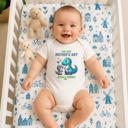  Personalized Gift from Baby to Mom | Baby Onesie for First Mother’s Day | Mommy & Baby Dinosaur | Custom Names Year 2026