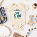  Personalized Gift from Baby to Mom | Baby Onesie for First Mother’s Day | Mommy & Baby Dinosaur | Custom Names Year 2026