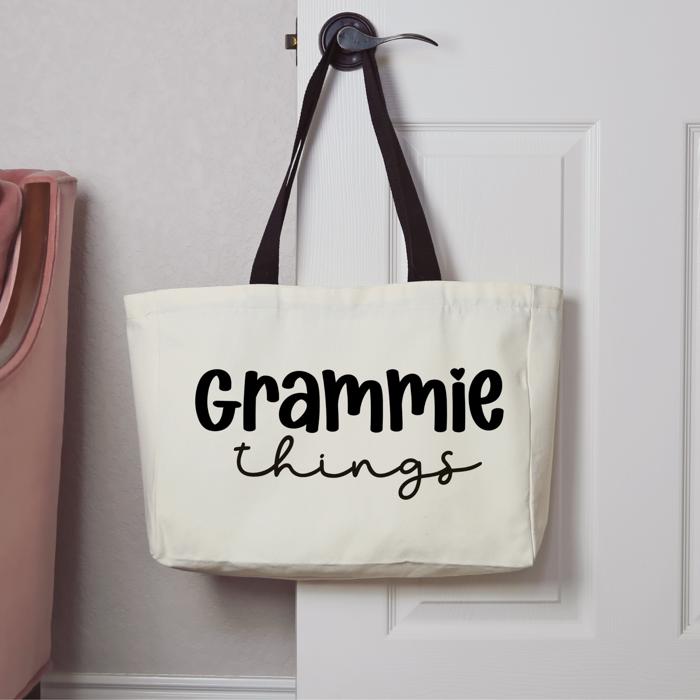 Grandma Things Weekender Tote Bag - Custom Grandma Gift (Nana, Gigi, Grammy, etc.) 