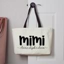 Personalized “Grandma” Weekender Tote Bag with Grandchildren's Names 
