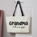  Grandma Things Weekender Tote Bag - Custom Grandma Gift (Nana, Gigi, Grammy, etc.) 
