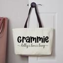  Personalized “Grandma” Weekender Tote Bag with Grandchildren's Names 