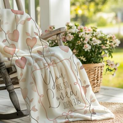 John 3 16 You Are So Loved Scripture Throw | Christian Gift