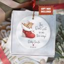  Expecting Parents Personalized Christmas Ornament | Custom Pregnancy Announcement Ornament 