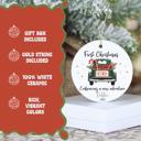  Personalized “First Christmas Retired” Ornament 