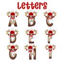  Personalized Rudolph Initial Special Delivery Santa Bag | Child’s Initial & Name | Large and Small Bags