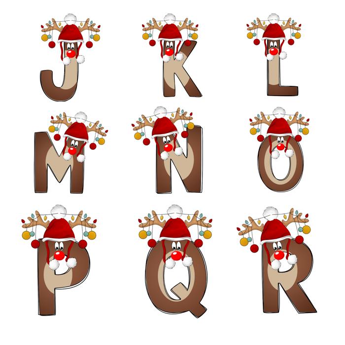 Personalized Rudolph Initial Special Delivery Santa Bag | Child’s Initial & Name | Large and Small Bags