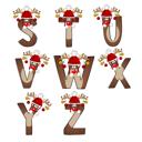  Personalized Rudolph Initial Special Delivery Santa Bag | Child’s Initial & Name | Large and Small Bags