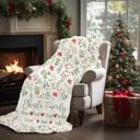  Personalized Christmas Family Blanket | Include Family and Pet Names