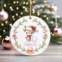  Child's Initial and Name Personalized Christmas Ornament | 2025 Keepsake