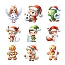  Child's Initial and Name Personalized Christmas Ornament | 2025 Keepsake