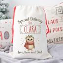  Personalized Baby Animal Christmas Gift Bag | Child’s Name and Custom Signature