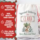  Personalized Baby Animal Christmas Gift Bag | Child’s Name and Custom Signature