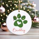  Dog or Cat Personalized Christmas Ornament