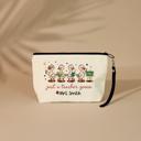  Personalized Teacher Goose Cosmetic Bag with Wristlet – Funny Custom Teacher Gift with Name - Teacher Appreciation Gift