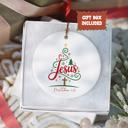  Jesus Matthew 1:21 Christmas Ornament | Christian Scripture Ornament   Faith-Based Christmas Gift | Gift Box Included