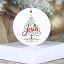  Jesus Matthew 1:21 Christmas Ornament | Christian Scripture Ornament   Faith-Based Christmas Gift | Gift Box Included