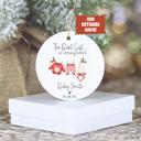 New Baby on the Way Personalized Christmas Ornament | Custom Pregnancy Announcement Ornament 