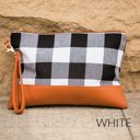  DaniEmCo BUFFALO CHECK CLUTCH | Removable Wristlet Bag