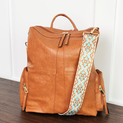 CHARIS Convertible Backpack | Vegan Leather Bag | Bonus +2 Straps