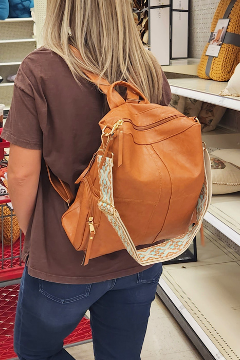 CHARIS Convertible Backpack | Vegan Leather Bag | Bonus +2 Straps