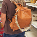  CHARIS Convertible Backpack | Vegan Leather Bag | Bonus +2 Straps