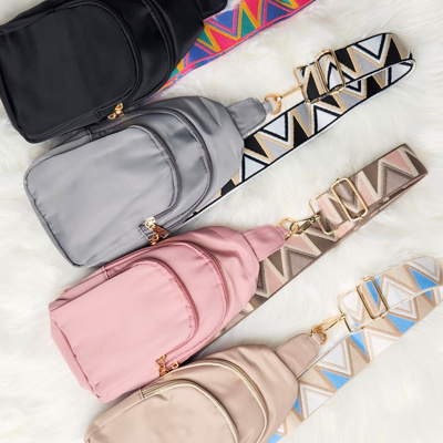 CRISALA SLING | Nylon Crossbody Bag | Everyday Sporty Bag | Changeable Strap