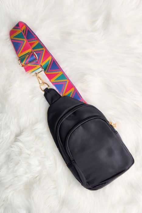 CRISALA SLING | Nylon Crossbody Bag | Everyday Sporty Bag | Changeable Strap