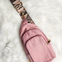Blush CRISALA SLING | Nylon Crossbody Bag | Everyday Sporty Bag | Changeable Strap