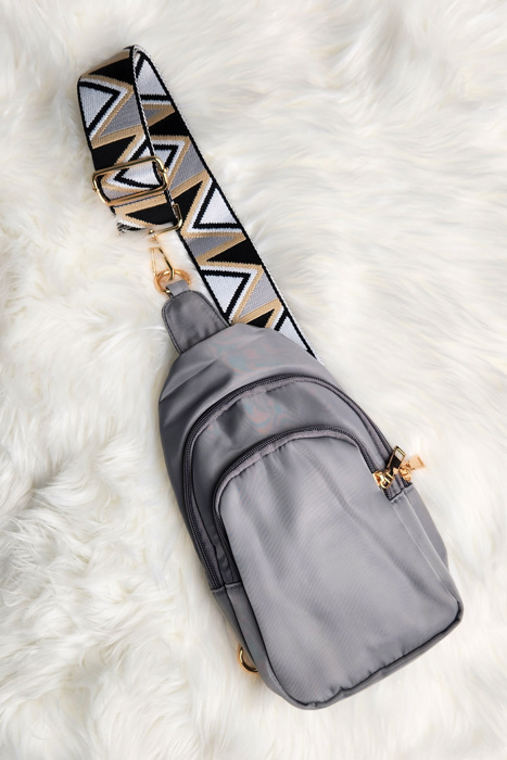 CRISALA SLING | Nylon Crossbody Bag | Everyday Sporty Bag | Changeable Strap