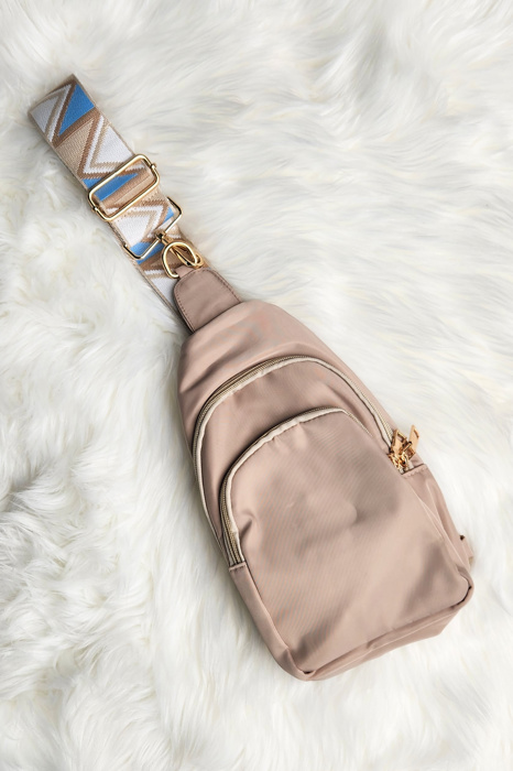 CRISALA SLING | Nylon Crossbody Bag | Everyday Sporty Bag | Changeable Strap
